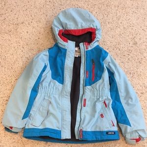 Lands end girls squall winter/ski jacket